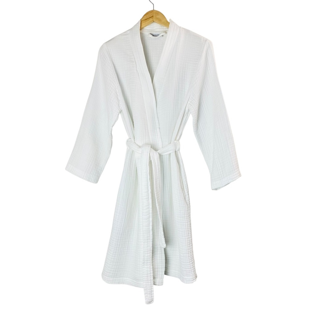 PARACHUTE Cloud Cotton Robe in White Size Small